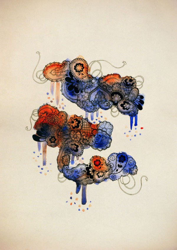 Mandarine and Violet